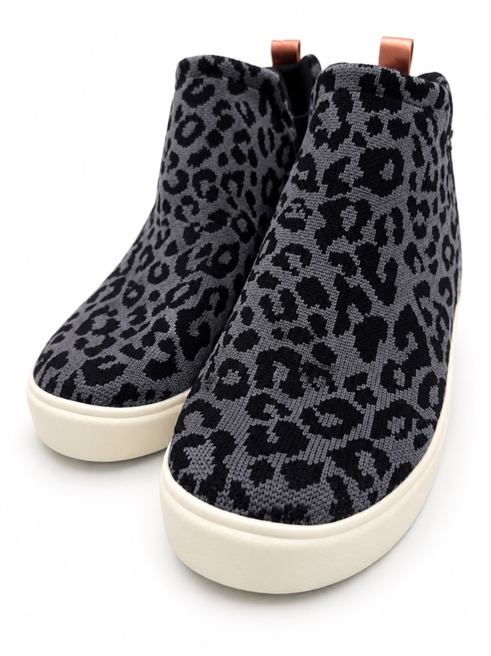 Ryka Womens Vera Animal Print Ankle Boots Size 8 Medium Slip On Surround Fit